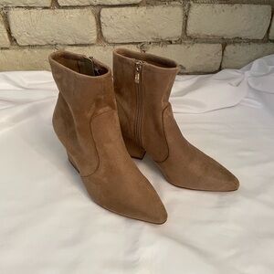 Jessica Simpson Faux Suede Ankle Boots 6.5